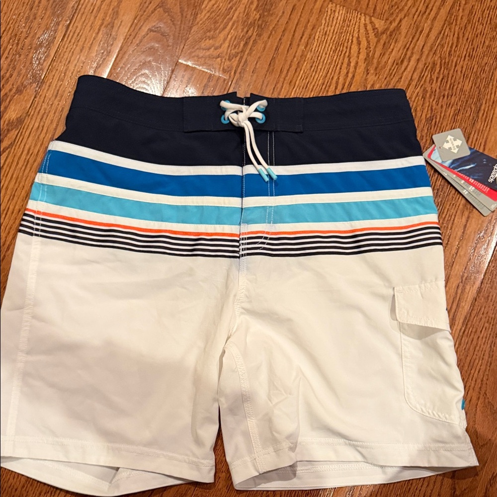 Speedo Men's Board Shorts - Black, Blue, Orange, White